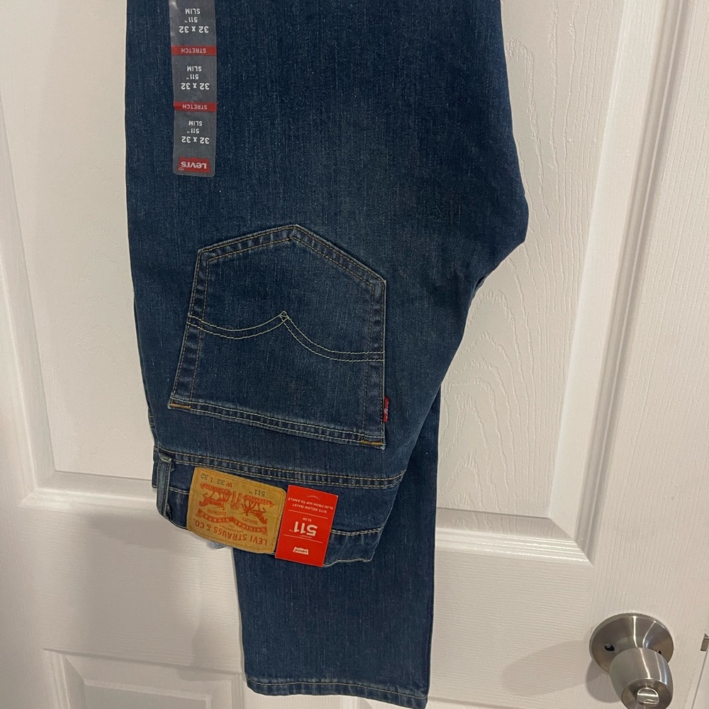 Levi's Men's Dark Blue Slim Jeans